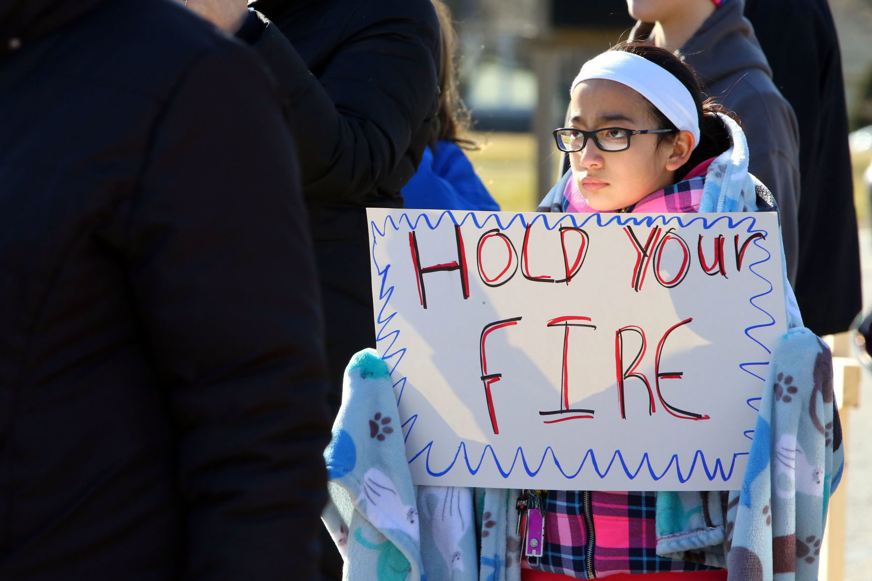 Gallery: Organizers protest outside gun show in Crown Point